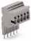 Wago Модульная вилка TOPJOB®s модульный гнездо для контакта перемычки, серые 2004-554