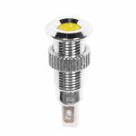 REXANT Индикатор металл ?8 220В подсв/желтая LED