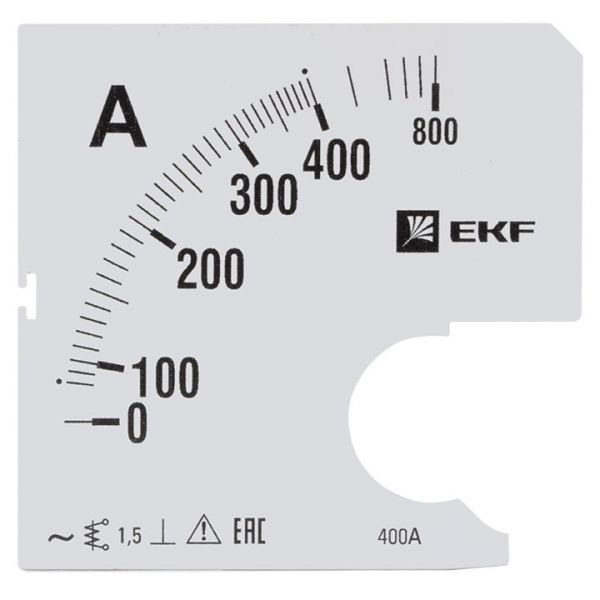 EKF PROxima Шкала сменная для A961 400/5А-1,5