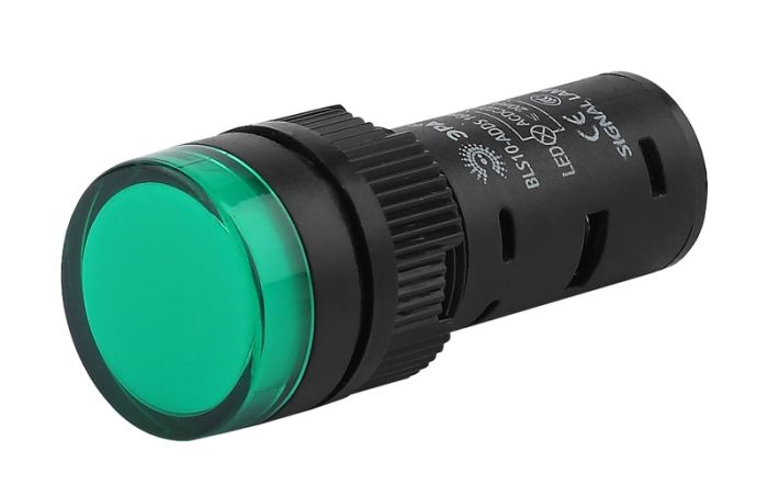 ЭРА Лампа AD16DS(LED)матрица d16мм зеленый 230В AC (20/1000/28000)