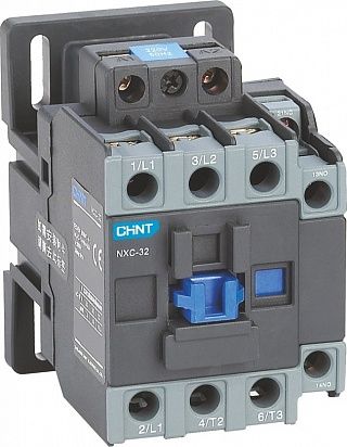 CHINT Контактор NXC-50 50A 220В/АС3 1НО+1НЗ 50Гц (R)