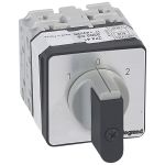 Legrand Переключатель на 2 направления с положением ''0'', 45° PR 21 2П 4 контакта крепление на дверце