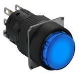 SE Кнопка синяя, 16 мм пружинный возврат