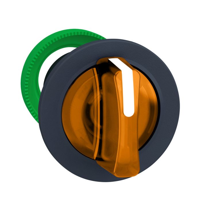 SE Головка переключателя, с подсветкой, фиксация, оранжевая, 3 положения, утопл.