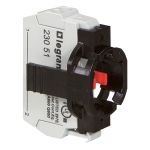 Legrand Osmoz Комплектующий блок для кнопок для компл. без подсветки пружин. клеммы Н.З. + 1-постовой монт. адаптер