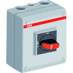 ABB OTP25T6M Выключатель безопасности в пластиковом боксе ABB OTP25T6M Выключатель безопасности в пластиковом боксе