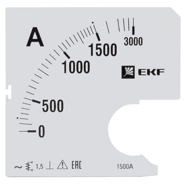 EKF PROxima Шкала сменная для A961 1500/5А-1,5