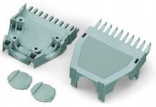 Wago рельефный корпус серые 769-1612