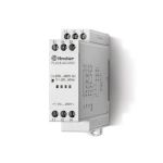 Finder Контрольное реле для 3-фазных сетей; обрыв/чередование фаз, фиксированные регулировки; выход 2CO 8А; модульное, ширина 22.5мм; степень защиты I