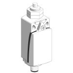 SE КОНЦЕВОЙ ВЫКЛЮЧАТЕЛЬ МЕТАЛЛИЧЕСКИЙ ПЛУНЖЕР НО+НЗ МГНОВЕН М12 XCKD21H0M12