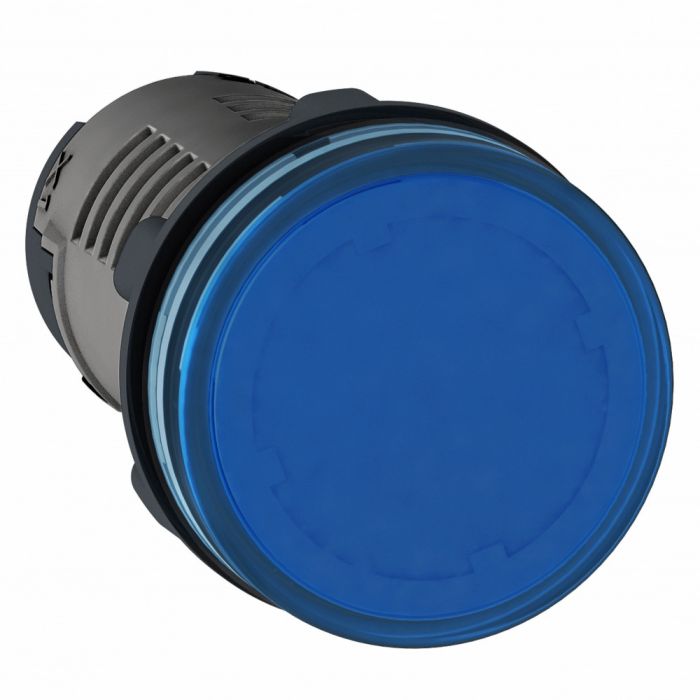 SE Лампа сигнальная, синяя, 380В, LED