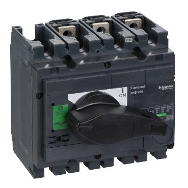 SE Interpact INS/INV Выключатель-разъединитель 3P 250А рукоятка спереди