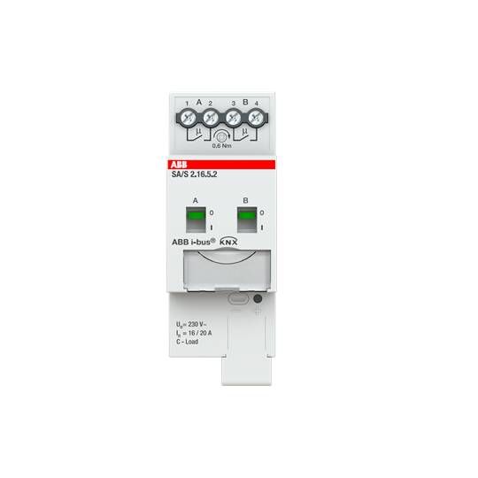 ABB SA/S2.16.5.2 Релейный активатор, 2-канальный, 16AX/20А, MDRC