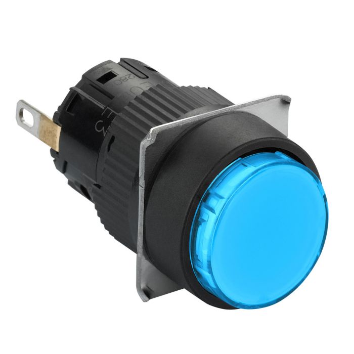 SE Лампа сигнальная, 24В, синяя, 16мм, LED, IP65