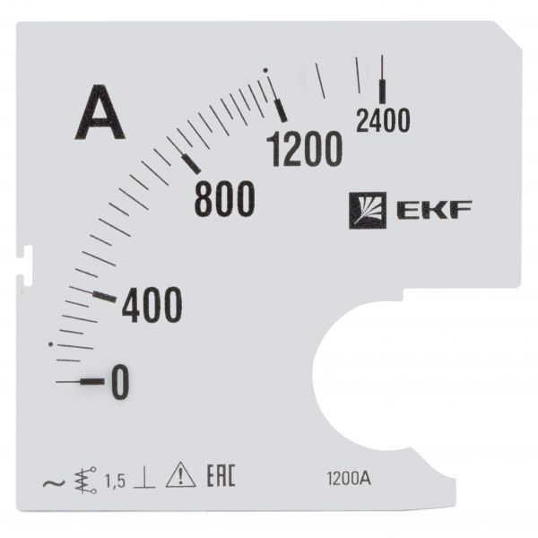 EKF PROxima Шкала сменная для A721 1200/5А-1,5