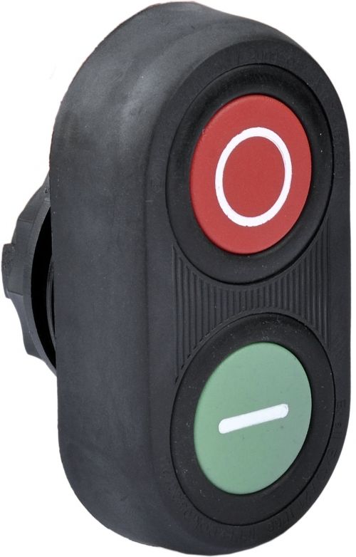 DKC Взрывозащищенная насадка-двойная кнопка зеленый/красный.