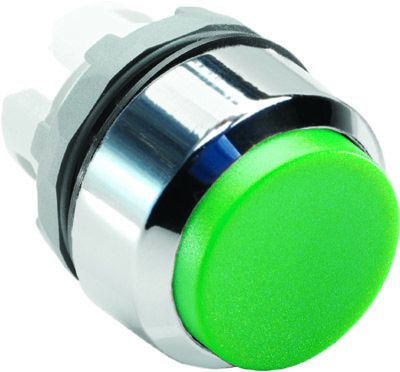 ABB MP3-20G Кнопка выступающая зеленая без подсветки без фикс. (корпус)