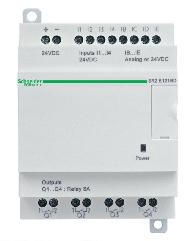 SE Zelio Logic Интеллектуальное реле эконом. 12 I/O 24V DC