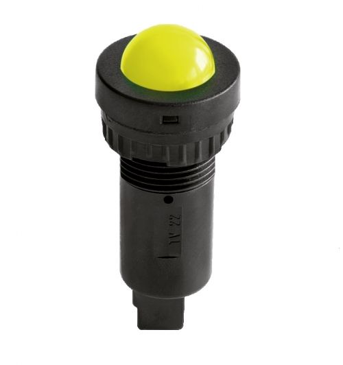 DKC Индикатор сферический, штекерное подкл., уст.размер 22/30, круг., крас./зел./жёлт., 230В,