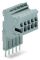 Wago Модульная вилка TOPJOB®s модульный гнездо для контакта перемычки, серые 2001-556
