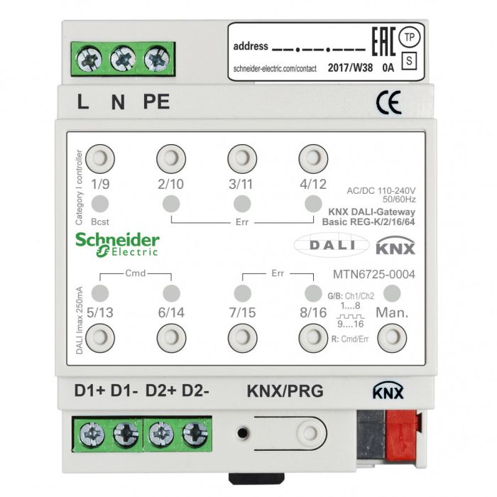 SE Шлюз KNX DALI Basic/2/16/64