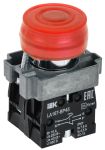 IEK Кнопка LA167-BP45 d=22мм 1з+1р красная