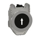 SE КНОПКА ЧЕРНАЯ, 1 Н/О, ПРУЖИННЫЙ ВОЗВРАТ, ЗАПОДЛИЦО, МЕТАЛЛ, МАРКИРОВКА СТРЕЛКА