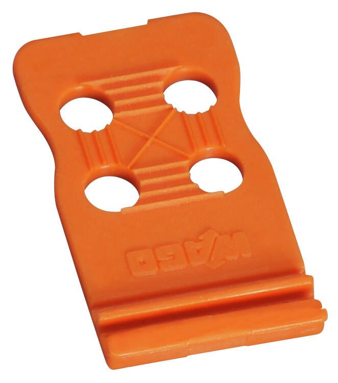 Wago Пластина защиты от натяжения 12,5 мм шириной, оранжевые 734-228