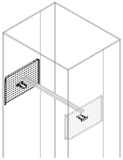 ABB Плата перфорированная бок.уст.;H175;D500