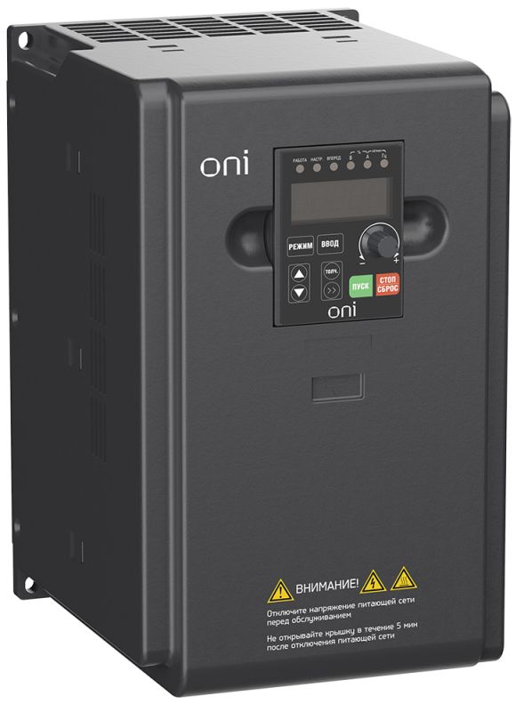 IEK ONI Преобразователь частоты A150 380В 3Ф 7,5кВт 17А встр. торм ONI