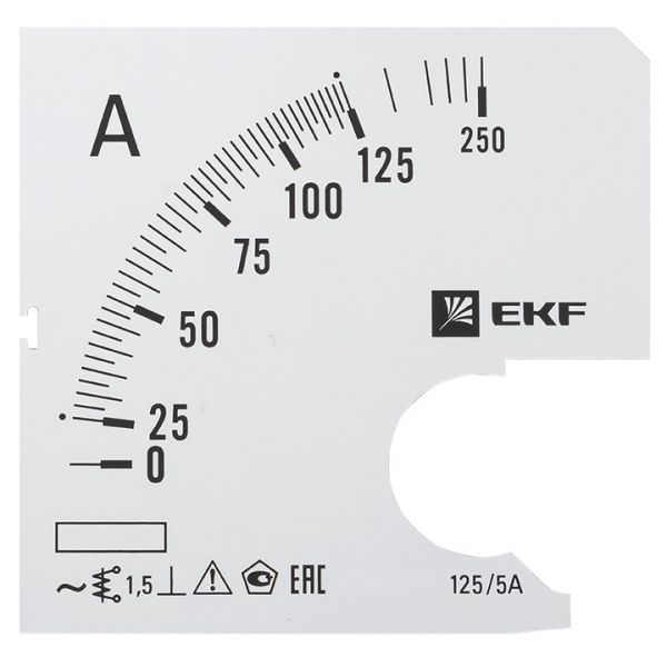 EKF PROxima Шкала сменная для A961 125/5А-1,5