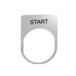 SE ДЕРЖАТЕЛЬ МАРКИРОВКИ ЗАПОДЛИЦО 'START' МЕТАЛЛ