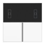 JUNG KNX Белый Набор накладок для комнатного регулятора JUNG KNX Белый Набор накладок для комнатного регулятора