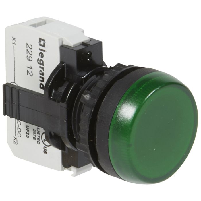 Legrand Osmoz Лампа-индикатор в сборе с подсветкой зеленый 130 B~