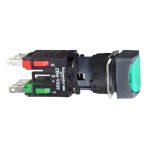 SE Кнопка 16мм, с возвратом, зеленая (XB6CA35B)