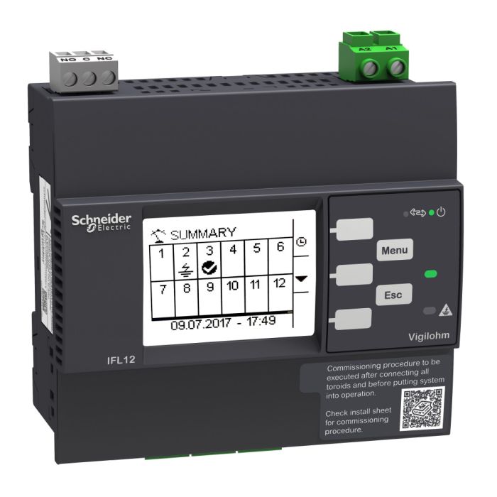 SE Локализатор повреждения изоляции IFL12, 110-440В, Modbus