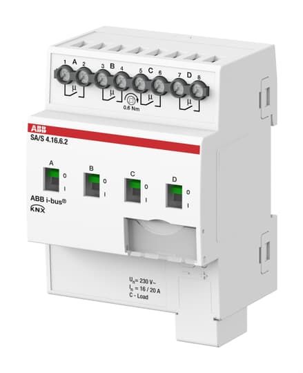 ABB SA/S4.16.6.2 Релейный активатор,4-кан,16A,C-нагрз,Energy Function,MDRC