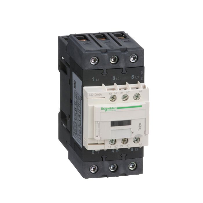 SE Contactors D Контактор 3P Everlink AC3 440В 40A катушка управления 120В AC 50/60Гц (LC1D40AG7)