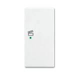 ABB Basic 55 Альпийский белый Клавиша двойная правая free@home, сцена ABB Basic 55 Альпийский белый Клавиша двойная правая free@home, сцена