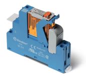 Finder Интерфейсный модуль, электромеханическое реле; 1CO 16A; контакты AgNi; питание 24В DC; категория защиты IP20; винтовые клеммы; пластиковая клип Finder Интерфейсный модуль, электромеханическое реле; 1CO 16A; контакты AgNi; питание 24В DC; категория защиты IP20; винтовые клеммы; пластиковая клип