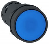 SE Кнопка с пружинным возвратом синяя, 1НО, 1НЗ