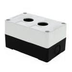 EKF PROxima Корпус КП102 пластиковый 2 кнопки белый