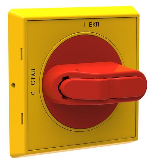 ABB OHYS2RJE-RUH Ручка управления для рубильников дверного монтажа ОТ16..125FТ желто-красная