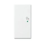 ABB Basic 55 Альпийский белый Клавиша двойная левая free@home, светорегулятор ABB Basic 55 Альпийский белый Клавиша двойная левая free@home, светорегулятор