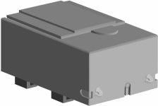 ABB Комплект клеммных крышек OSS800G1S/3 короткая серая комплект = 3 крышки