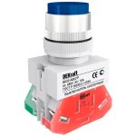 DEKraft ВK-22 Синий Выключатель кнопочный с фикс. ABFP D=22мм 220В