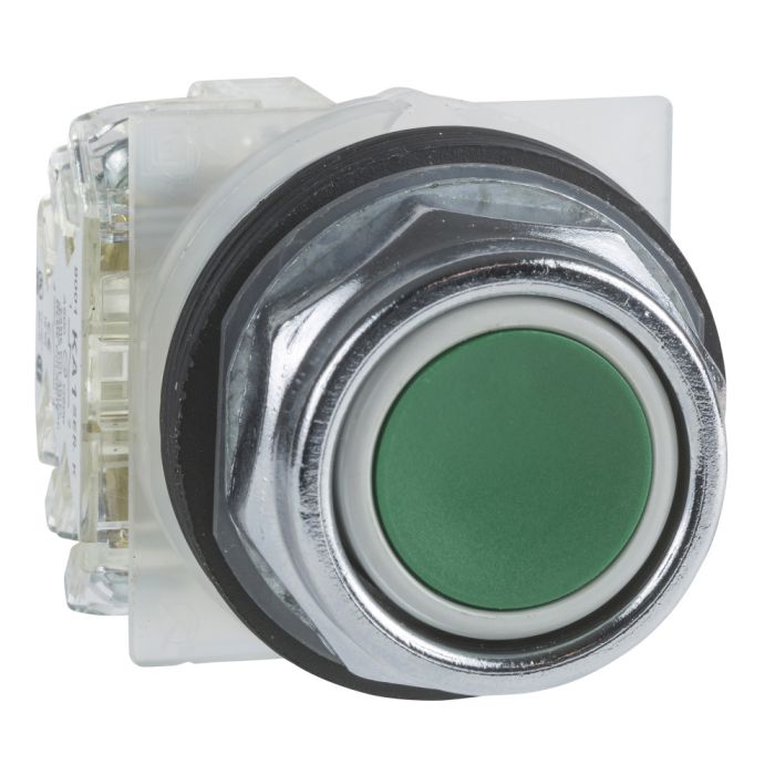 SE Кнопка утопленная, зеленая 9001KR1GH5