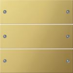 Gira KNX S-55 Латунь Комплект клавиш для сенсоров 511300 и 513300