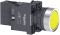 SE Кнопка с подсветкой LED, 220В,желтая,1НO