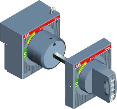 ABB Tmax Рукоятка поворотная на дверцу RHE_EM T1-T2-T3 EMER. RETURNED